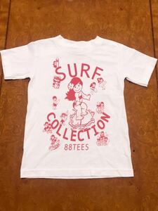 ☆88TEES HONOLULU Yayaチャン　プリント　Tシャツ 　キッズSサイズ　ホワイト　ハワイ購入品☆