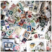 ★世界切手, ヨーロッパ 古い切手 1000枚　使用済切手-大型切手, 記念切手含む-AA10_画像4