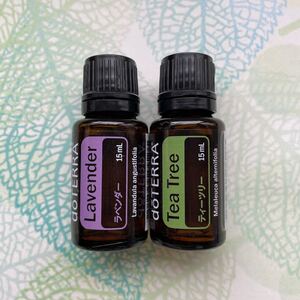 ドテラ doTERRA ラベンダー ティーツリー 15ml 2本セット