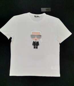 【SALE】 KARL LAGERFELD プリントTシャツ XXL ￥17,800 755061 カール・ラガーフェルド