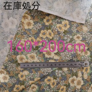 生地 約160×200cm はぎれ 布 花柄 ワイド幅