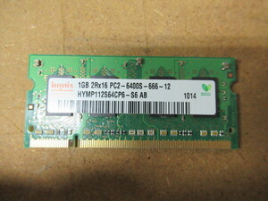  Note PC for memory SK hynixeske- high niks1GB 2Rx16 PC2-6400S-666-12 junk 