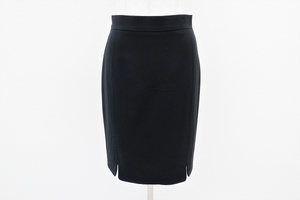 #apc Chanel CHANEL 94A skirt Mini 36 black here button lady's [612971]