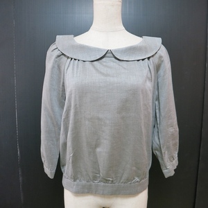 #anc ジュンコシマダ 49AV. JUNKOSHIMADA シャツ ブラウス 38 グレー レディース [678830]