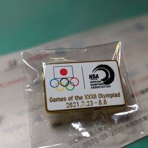 東京2020 オリンピック　日本サーフィン連盟　非売品　ピンバッジ