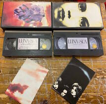 ■貴重★中古ビデオ VHS★全2点★ルナシー LUNA SEA★IMAGE or REAL/Sin After Sin★再生未確認★ミュージックビデオテープ_画像6