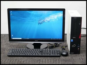 ●FUJITSU/富士通 デスクトップパソコン ESPRIMO D583/JX 【リカバリ済】 OS：Windows10 Pro CPU：Core i5-4590 3.30GHz メモリ：16GB 