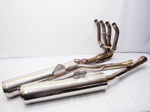 ZZ-R1400.ZXT40A original muffler. full exhaust. exhaust pipe. silencer K503 normal return. base .