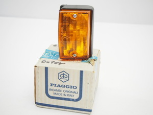  не использовался Piaggio PIAGGIO.vespa Vespa PK125ere старт оригинальный передний указатель поворота левый 218301 замена stock .84-85 год.