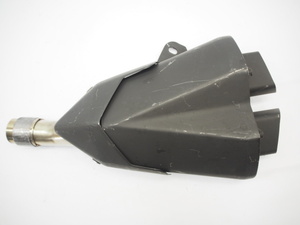 Z1000 original muffler. silencer left K606_ Ninja 1000_11-13 year _ hole crack less 