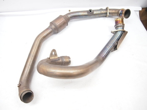  Aprilia series * original exhaust pipe rom and rear (before and after) _ bend hole opening none /si bar * dollar sote.-ro per ..