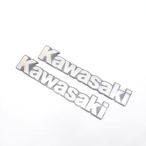 割れ無!カワサキ.純正タンクエンブレム左右.汎用.Kawasaki