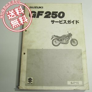 ネコポス送料無料1985年GF250サービスガイドGJ71Cサービスマニュアル