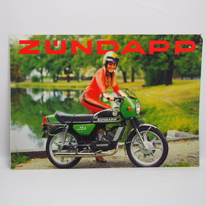 即決/送料無料.ZUNDAPP.ツェンダップ.ドイツ製オートバイ.ラインナップ.パンフレット.リーフレット.