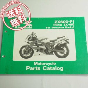 ニンジャZX-6R英語版パーツリストZX600-F1