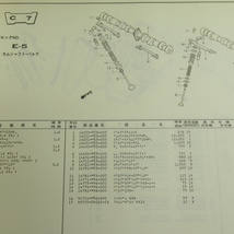 1版CBX650SCDパーツリストRC13昭和57年11月10日発行ネコポス送料無料_画像3