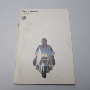 即決!! BMW.R1100 RT.Rider’ｓ Manual.ライダースマニュアル送料無料.英語版