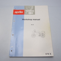 即決.送料無料.Aprilia.アプリリア.RS50ワークショップマニュアル979X.サービスマニュアル.英語979X_画像1