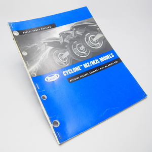  free shipping. prompt decision. Buell.M2/M2L Cyclone. parts catalog. parts list.P.N.99572-02Y