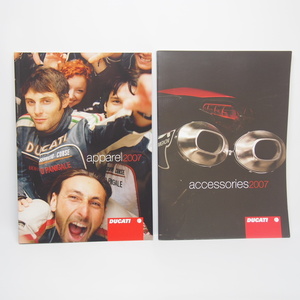  prompt decision. free shipping.DUCATI. Ducati. apparel. accessory. catalog.APPAREL.ACCESSORIES.2007.2 pcs. set.