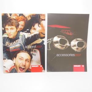  prompt decision. free shipping.DUCATI. Ducati. apparel. accessory. catalog.APPAREL.ACCESSORIES.2007.2 pcs. set 