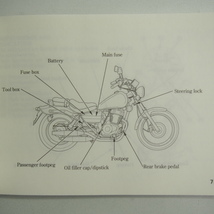 ネコポス送料無料!英語版CA250TレブルREBELオーナーズマニュアルKR3配線図有ホンダ取扱説明書CA250T-U/HK_画像2