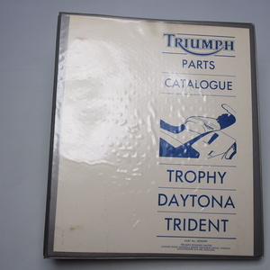  Triumph TROPHY Trophy DAYTONA Daytona TRIDENT Trident regular goods parts list 1991 year of model TRIUMPH parts catalog 