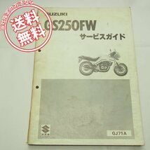 ネコポス送料無料!のど割れありGS250FW/GS250FWSサービスガイドGJ71A追補版付GS250FWS-2/GJ71B_画像1