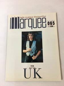 MARQUEE vol.65　 マーキー65号 UK