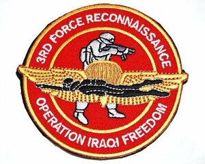 3RD FORCE RECON FR　　USMC FORCE RECONパッチ