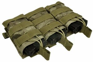 FLYYE　Molle EV Universal Triple Mag Pouch　A-TACS PH-M025