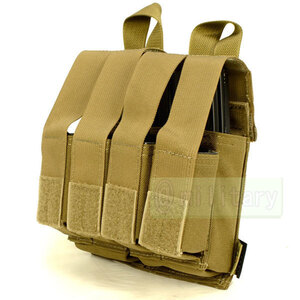 Flyye MOLLE Double M4 + Quad Pistol Mag Pouch　CB PH-P002