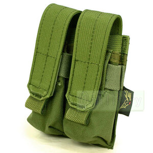 Flyye MOLLE Double 9mm Mag Pouch Ver.FE OD色 PH-P005