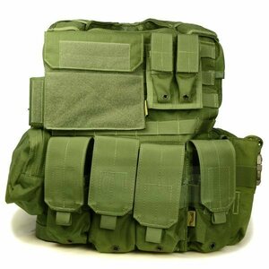 Flyye Force Recon Vest with Pouch Set Ver.LAND　OD Lsize