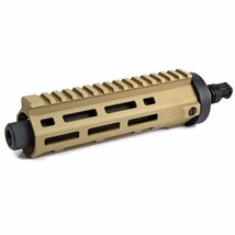 ARES M45 電動サブマシンガン用 M-LOK CNC ハンドガード ミドル デザートカラー_画像1