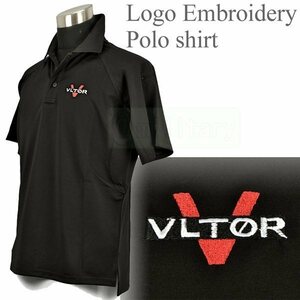 VLTOR ロゴ入り　ポロシャツ Mサイズ　ブラック
