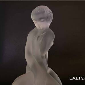 ♪♪送料無料 ラリック レダとスワン 裸婦と白鳥 ヌード クリスタル LALIQUE フランス 置物 美品 ビーナス ♪♪