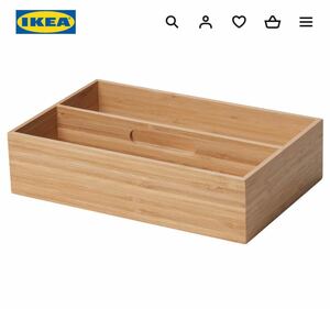 IKEA イケア　ゲッテボール カトラリートレイ　竹　18x28 cm