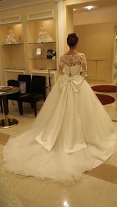 [ veil attaching ]watabe wedding Avica Avy ka... Princessline wedding dress long dress 