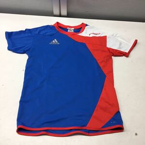 送料無料★adidas climacool アディダス★半袖Tシャツ トップス★Mサイズ★青#40407sjj42