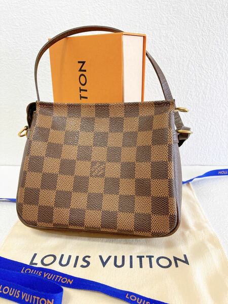 【美品】LOUIS VUITTON ダミエ トゥルース メイクアップ ポーチ