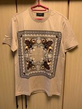 正規 11AW GIVENCHY ジバンシー ジバンシィ ロットワイラー バンダナ Tシャツ ベージュ M 11F 7081 651_画像1