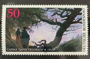 ドイツ切手★ カスパー・ダーヴィト・フリードリッヒ生誕100周年（1774-1840） 1978年a3
