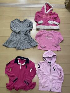 41 girl 120 rom and rear (before and after) Ralph Lauren. Mezzo Piano. Miki House etc. set sale 5 point 