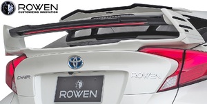 【M's】トヨタ C-HR 後期 S/S-T専用 (2019.10-) ROWEN エレクトロニクス リヤウイング Type-Ⅱ／／FRP ロェン ロウェン エアロ 1T026W10