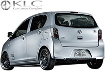 【M’s】ダイハツ ミライース LA300S (2011y-2017y) KLC SPORTS リアディフューザー／／FRP エアロ カスタム リヤディフューザー_画像3