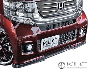 【M’s】HONDA N-BOX CUSTOM (JF1/JF2) KLC Insolite フロントアンダーリップ／カーボン エアロ HONDA Nボックス カスタム アンソリット