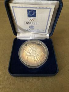 2004 ATHNES OLYMPICS Pagratio Commemorative 10 euro Silver Coin 銀貨 オリンピック記念コイン