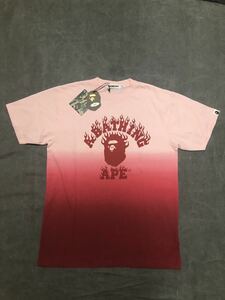APE ファイヤーカモ グラデーション Tシャツ エイプ　ファイヤー　エイプ　MサイズTシャツ 未使用希少品