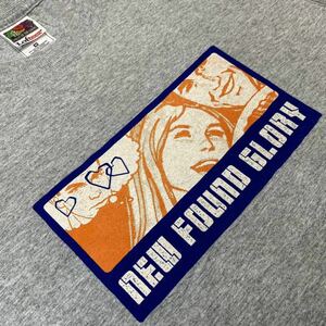 激レア 新品未使用’00年製 00s Vintage NEW FOUND GLORYニューファウンドグローリー リキテンシュタインFRUIT OF THE LOOM バンドTシャツM